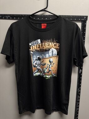“Bad Influence” T Shirt Small
